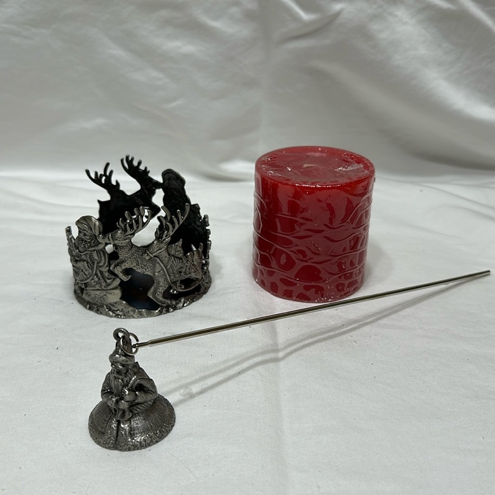 Santa Claus candle set